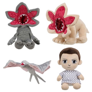 Stranger Things Peripheral plush Doll Toy Kids Gift(Boy + Man-eater flower + Monster Bat doll)