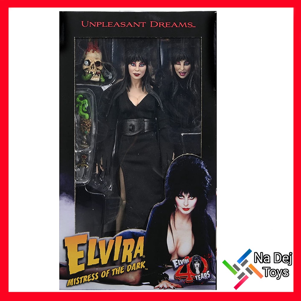 NECA Elvira Mitress of The Dark 7" Figure เอลวิร่า มิสเทรส ออฟ ดิ ดาร์ค ขนาด 7 นิ้ว ฟิกเกอร์