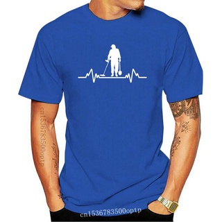 T-shirt  เสื้อยืด ผ้าฝ้าย พิมพ์ลาย Heartbeat Detectorist แฟชั่นฤดูร้อน สําหรับผู้ชายS-5XL