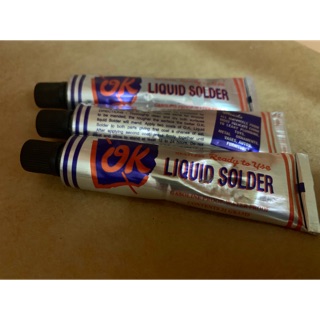 ตะกั่วหลอด ตรา OK LIQUID SOLDER (21 กรัม)