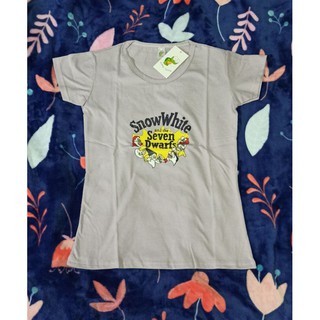 เสื้อยืดผ้าคอตต้อน ผสม สเปนเด็กซ์