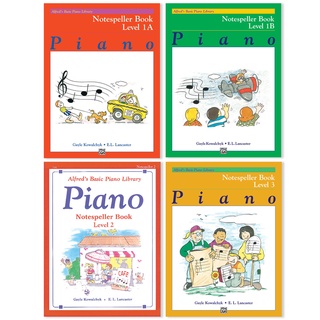 Basic Piano Library Notespeller Book 1A 1B 2 3