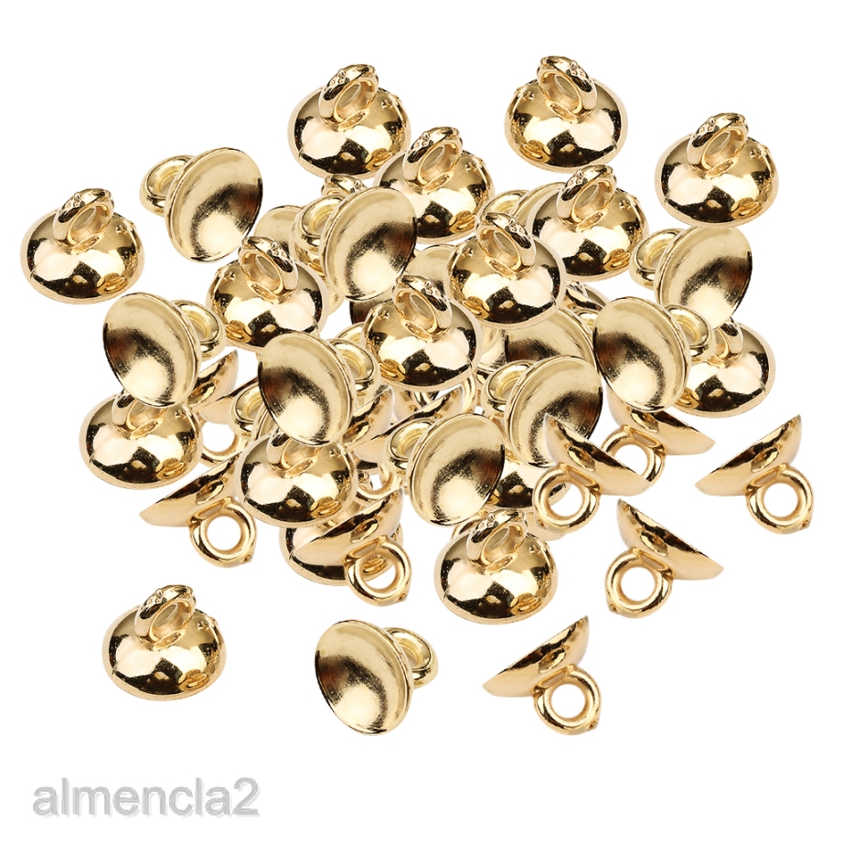 ARichBlue 100PCS End Caps Clasps Leather Cord Crimp Bead Connectors DIY