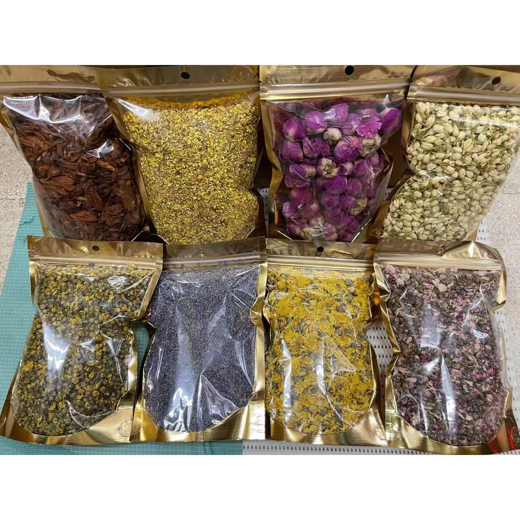 ชาดอกไม้ต่างๆ,Flowers tea,100 g / ถุง(各种花茶T)ช่วยแก้ไอ ปรับปรุงภูมิคุ้มกัน ขจัดความชื้น