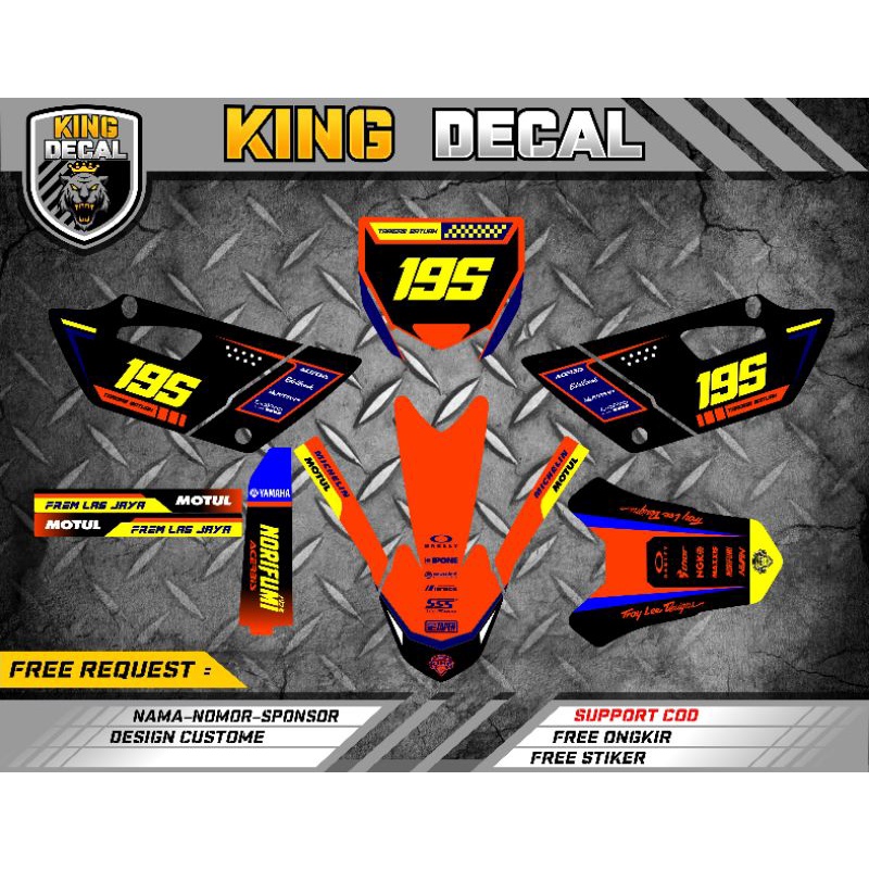 STANDARD DUCK DECAL YZ 85 ออกแบบ COSTUME ใหม่