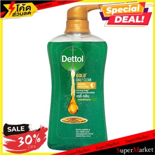 ราคาพิเศษ!! เดทตอล โกลด์ เจลอาบน้ำแอนตี้แบคทีเรีย สูตรเดลี่ คลีน 500มล. Dettol Gold Daily Clean Anti-Bacterial Shower Ge