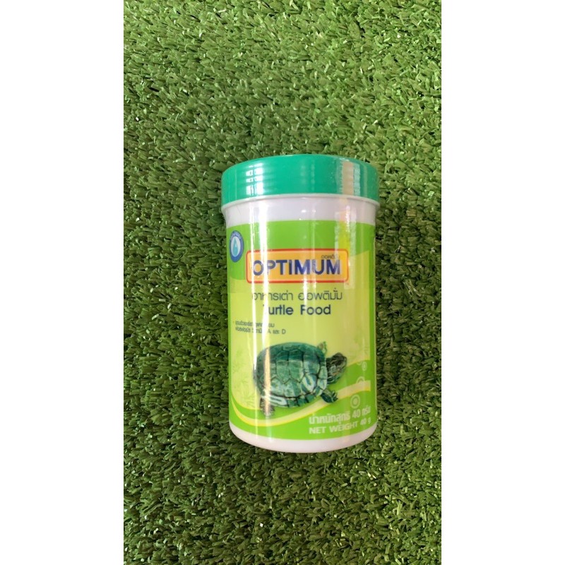 อาหารเต่า OPTIMUM น้ำหนัก 40g ขนาดเม็ดสติ๊ก (Stick) ยกโหล