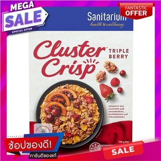 แซนนิทาเรี่ยมธัญพืชอบกรอบผสมเบอร์รี 475กรัม Sanitium crispy cereal mixed with berry 475 grams