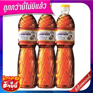 หอยนางรม น้ำปลา ขวดเพ็ท 700 มล. x 3 ขวด Hoi Nang Rom Fish Sauce 700 ml x 3