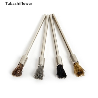 Takashiflower แปรงปากกาเพลายาว 100 มม. สําหรับทําความสะอาดถอดออก