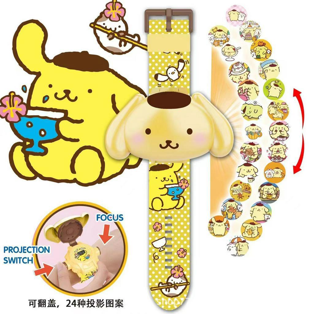 นาฬิกาโปรเจคเตอร ์ สําหรับเด ็ ก Serogede นาฬิกาอิเล ็ กทรอนิกส ์ การ ์ ตูน Barking Team Iron Man Boys Girls Toy Watch