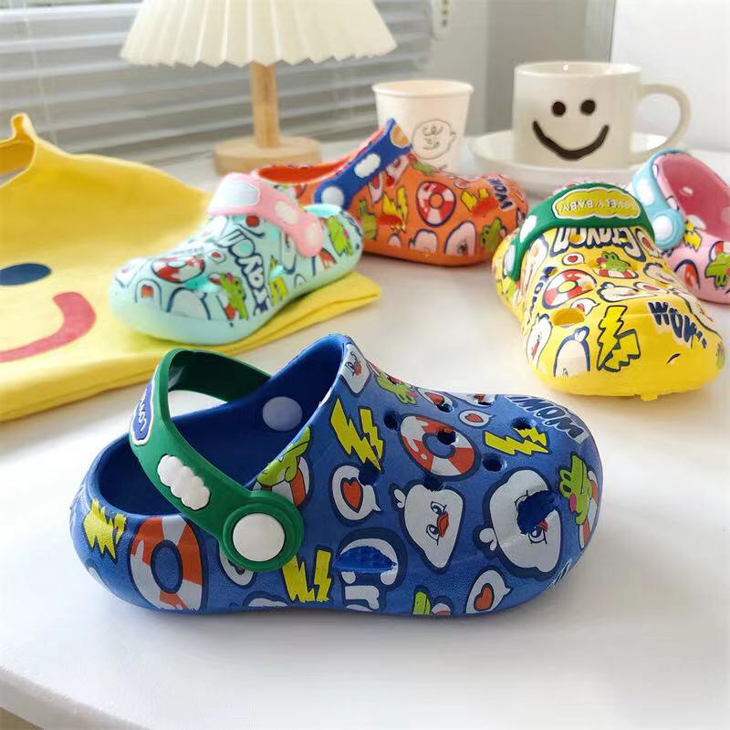 รองเท้าแตะเด็กรัดส้นหัวโต  EVA รุ่น E- 2012