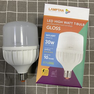 หลอดไฟ LAMPTAN LED High Watt T-Bulb Gloss 30W แสงขาว