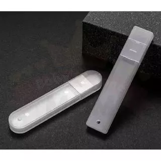 ตะไบเล็บแก้วพร้อมกล่อง Durable Nano Glass Nail File Buffer Block Shiner Manicure Files Nails Accessoires Wholesale