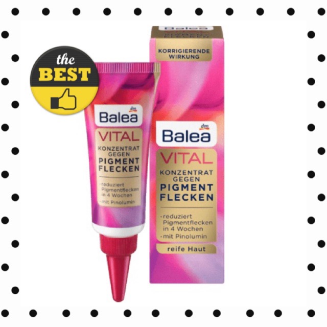 ครีมลดจุดด่างดำ Balea Vital Concentrate against pigment spots 20 ml