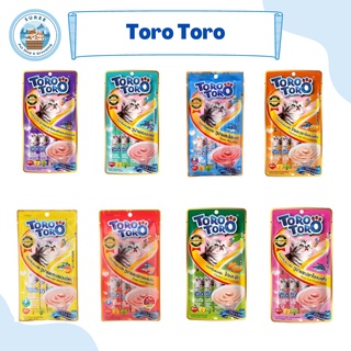 [แพ็คเล็ก 5ซอง] Toro Toro ขนมแมวเลีย แพ็คเล็ก ขนาด 15g. (5ซอง)