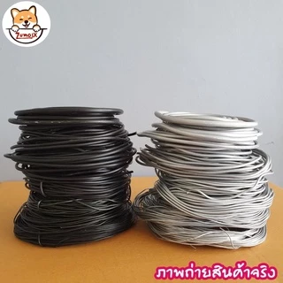 ถูกที่สุด ลวดดัดบอนไซ 100 กรัม ⌀1mm-6mm เหนียว ยืดหยุ่น ไม่เป็นสนิม ลวดอลูมิเนียม Bonsai Wire ZumoIX