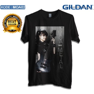 เสื้อยืดผ้าฝ้ายพิมพ์ลายขายดี Gildan moa metal babymetal Shirt original moa02