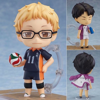 Haikyuu ตุ๊กตาฟิกเกอร์ Q Kenma Kageyama Tsukishima Nendoroid ของเล่นสําหรับเด็ก