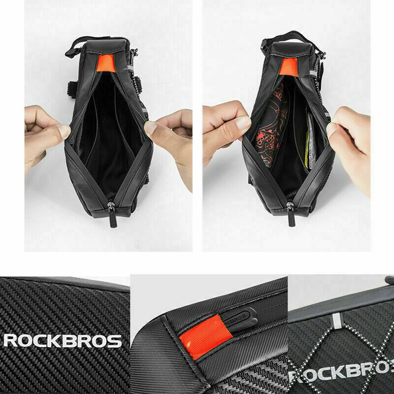 ROCKBROS TubeUltralight กรอบสะท้อนแสงด้านหน้ากระเป๋ากระเป๋าความจุขนาดใหญ่ — صورة 5