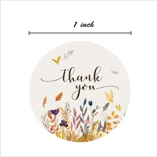 [ถูกที่สุด!!] สติ๊กเกอร์Thank you สต๊อกเกอร์ขอบคุณ ติดกล่องขนม