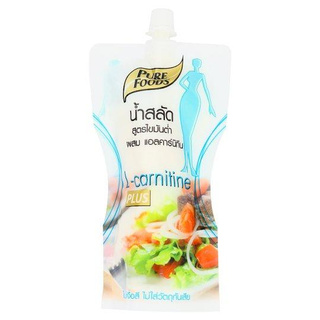 เพียวฟู้ดส์ น้ำสลัด สูตรไขมันต่ำ ผสมแอลคาร์นิทีน 150กรัม/Pure Foods L-Carnitine Salad Dressing 150g