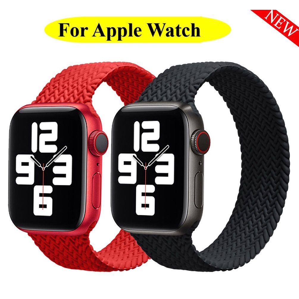 สาย applewatch สายนาฬิกาซิลิโคน แบบยืดหยุ่น สำหรับ Apple watch 1 2 3 4 5 6 7 ขนาด 38 มม. 44 มม. 42 มม. 40 มม. สายนาฬิกา applewatch 7