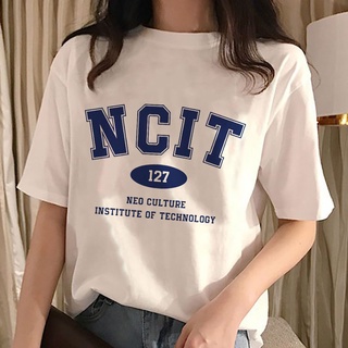 NCT 127 NCIT NEO CULTURE INSTITUTE OF Technology Fashion Womens T-shirt nct 127 Printed Short Sleeve Top