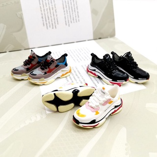 balenciaga Shoes Keyrings 3D Mini Sneaker Basketball Shoes Model DIY Doll Toy Gift