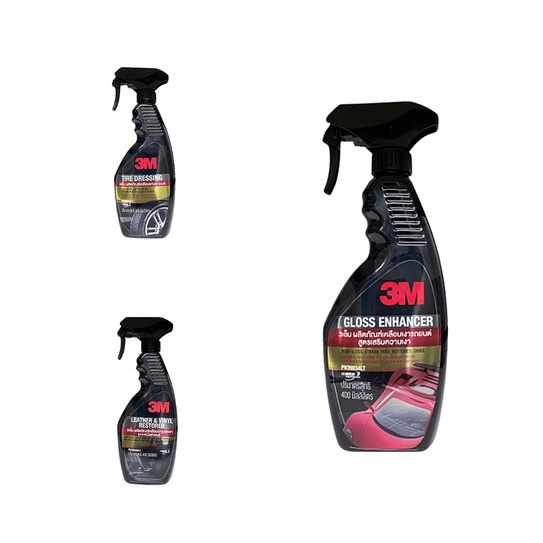 3Mแท้100% น้ำยาเคลือบเงา เคลือบยาง เคลือบเบาะหนัง
