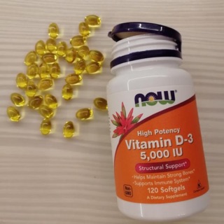 Now Foods, Vitamin D-3, 2000 lU,5000 IU,10,000 IU, 120 Softgels