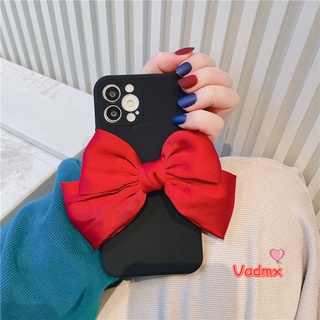 เคสโทรศัพท์มือถือ ซิลิโคนนิ่ม ประดับโบว์ ขนาดใหญ่ สําหรับ Realme C55 10 Pro Plus C33