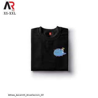 เสื้อคู่ - AR Tees Axie อินฟินิตี้สีฟ้าแครอทเสื้อที่กําหนดเอง Unisex Tshirt สําหรับผู้หญิงและผู้ชาย