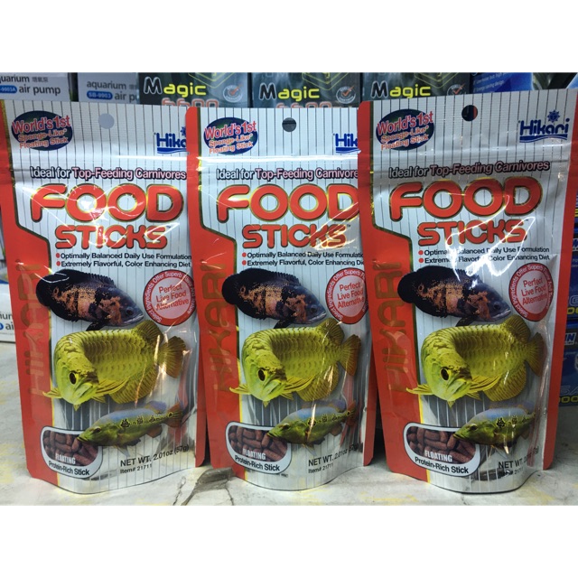 Hikari foodstick อาหารปลามังกร