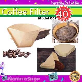 Coffee filter กระดาษกรองกาแฟ กระดาษดริปกาแฟ กรองกาแฟดริป ไม่ทำลายรสชาติและกลิ่นกาแฟ