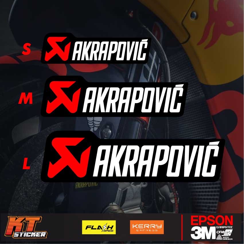 สติ๊กเกอร์ AK สติ๊กเกอร์สะท้อนแสง มี 3 ขนาดให้เลือก