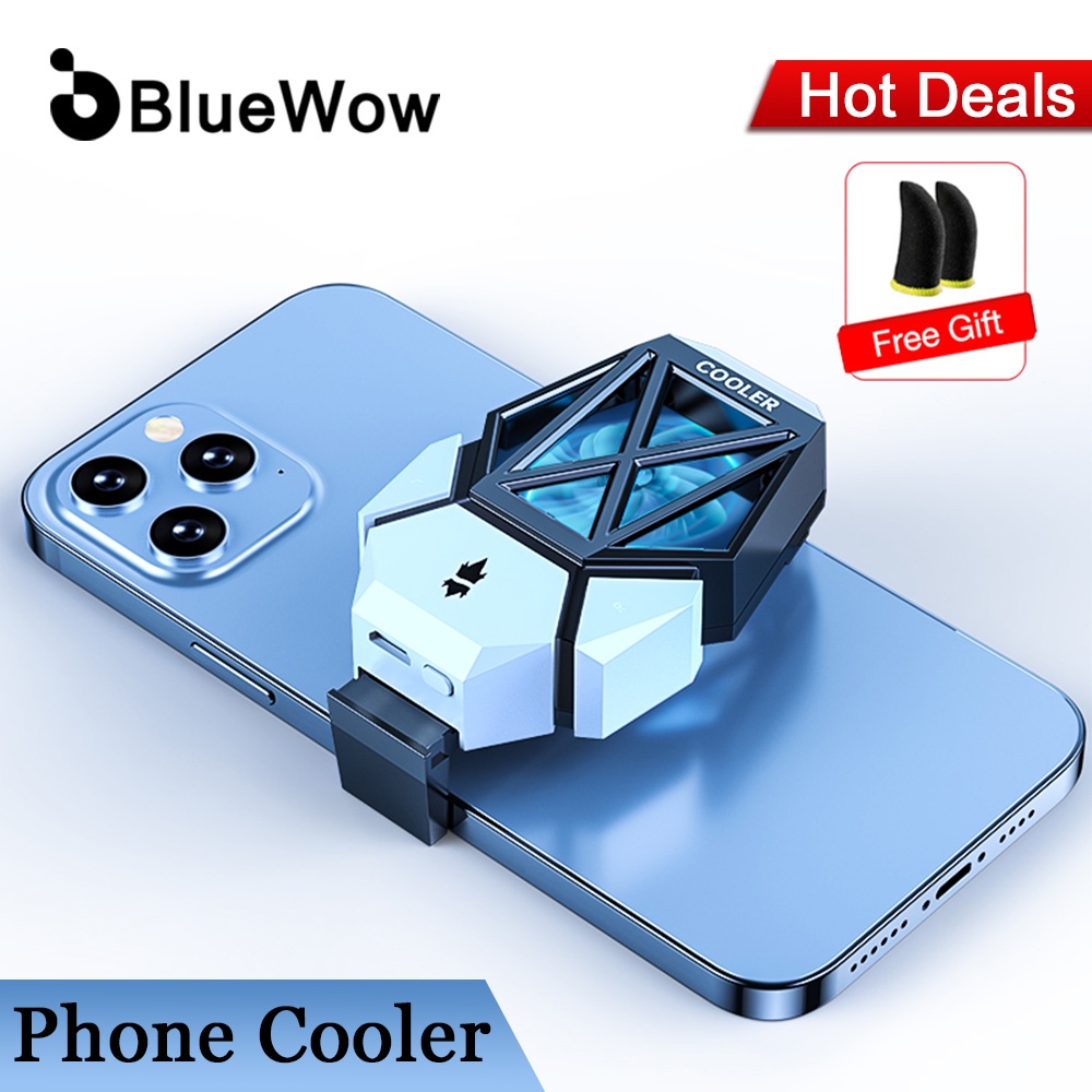 BlueWow DY08 พัดลมระบายความร้อนเทอร์โบ ฮีตซิงก์ ขนาดเล็ก สําหรับโทรศัพท์มือถือ I-Phone Samsung Xiaomi