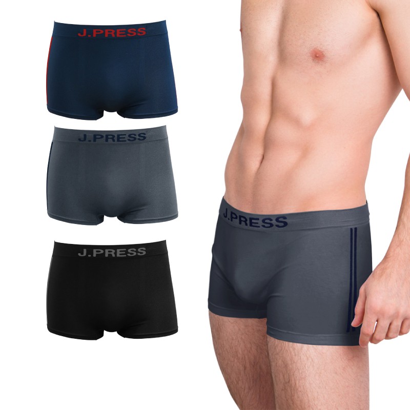 J.Press กางเกงในชาย ขาสั้น Seamless เจเพรส รุ่น 8216 จำนวน 1 ตัว/แพ็ค (มีให้เลือก 3 สี)