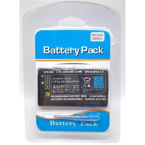 พร้อมส่ง แบต 3ds แบตเตอรี่ nintendo 3DS XL,LL New 3DS XL LL Battery แบตเตอรี่ 2ds 3ds 3dsll ใช้ได้สำหรับ 3dsLL, XL