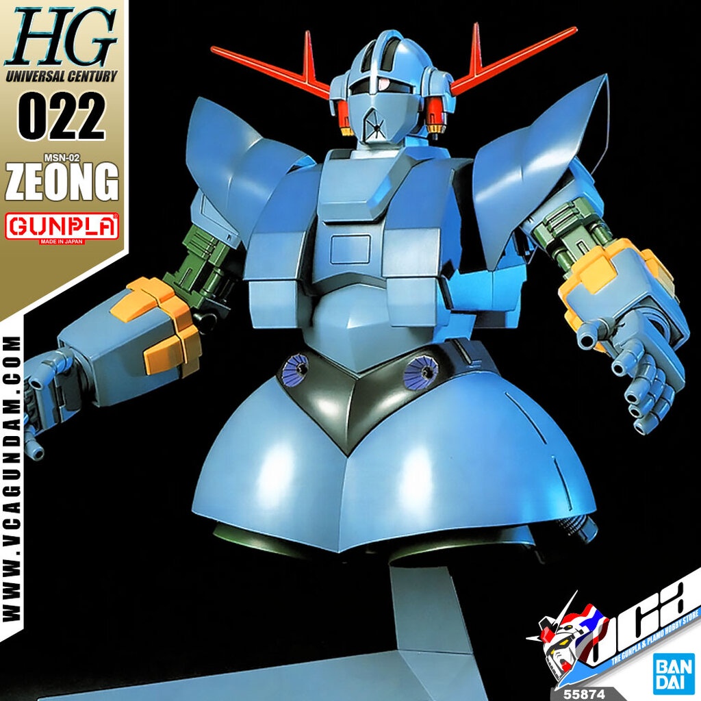 VCA 8️⃣ BANDAI GUNPLA HIGH GRADE HGUC HG 1/144 MSN-02 ZEONG GUNDAM ประกอบ หุ่นยนต์ โมเดล กันดั้ม กันพลา ของเล่น