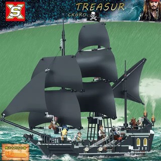 CHAMAA พร้อมส่ง บล็อคตัวต่อ SX6002 เลโก้  เรือโจรสลัด Pirates of the Caribbean เรือ