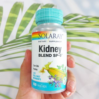 Kidney Blend SP-6, 100 VegCaps (Solaray®) รวมสมุนไพร 9 ชนิดล้วนช่วยบำรุง และปรับสมดุลการทำงานของไต