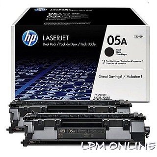 ตลับหมึกโทนเนอร์ สีดำ HP CE505A ORIGINAL  รับประกันคุณภาพ