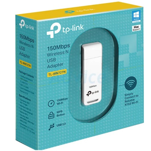 ที่รับสัญญาญ WiFi  Wireless USB Adapter TP-LINK (TL-WN727N) N150