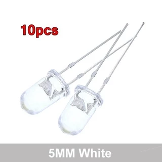 หลอดไฟ Led ไดโอดเปล่งแสง 5 มม. สีเขียวสีแดงสีเหลืองฟ้า 100 ชิ้น / ล็อต F5