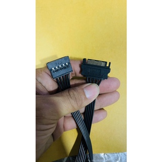 สายแยกไฟแบบ SATA จาก 1 ไปเป็น 5 SATA 15Pin Male to 5 SATA Female Splitter Hard Disk Drive Power Cord Cable