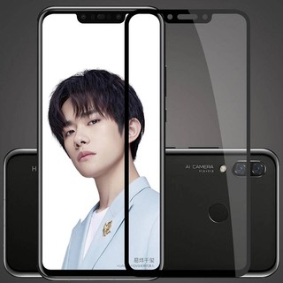 ฟิล์มกระจกนิรภัย Huawei Nova 3/3i เต็มจอ กาวเต็ม (สีดำ)