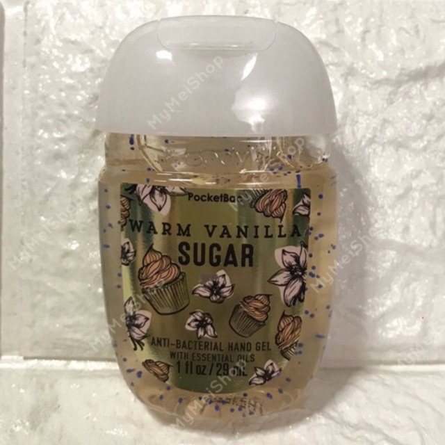 เจลล้างมือ Bath &amp; Bodyworks ของแท้จาก USA กลิ่น Warm Vanilla Sugar bath&amp;body hand gel เจลแอลกอฮอล์ hand sanitizer gel