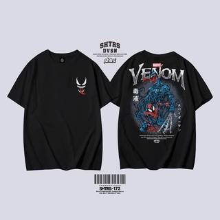 เสื้อยืด PRIA Marvel VENOM T-Shirt Men SUPERHERO SPIDERMAN Clothes