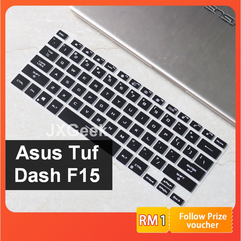 ฝาครอบแป้นพิมพ์ Asus Asus Tuf Dash F15 FX516P FX516PM FX516PR FX516 PR FX 516 2021 คีย์บอร์ดป้องกัน 